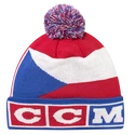 Zimska kapa CCM  FLAG POM KNIT TEAM  CZECH Multiple Team Color