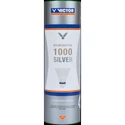 Žogice za badminton Victor  Nylon Shuttle 1000 Silver - White 6 ks